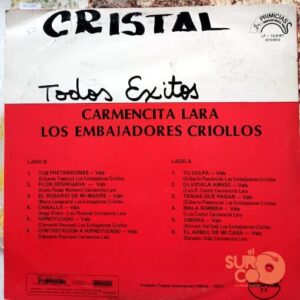 Disco de Vinilo Carmencita Lara - Perú Criollo Vinyl Record