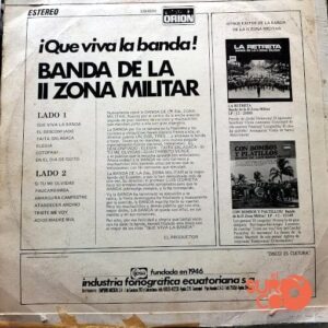 Disco de Vinilo Banda De La II Zona Militar - Que Viva La Banda Vinyl Record