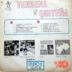 Disco de Vinilo Humberto Santacruz - Verbena Quiteña Vinyl Record