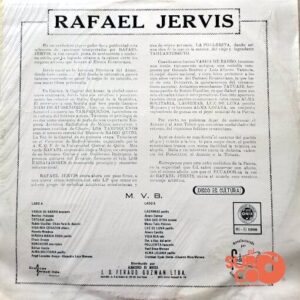 Disco de Vinilo Rafael Jervis - Canta Rafael Jervis Vinyl Record