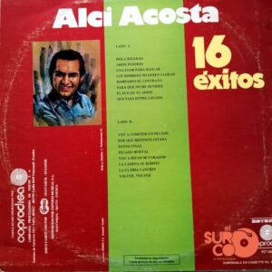 Disco de Vinilo Alci Acosta - 16 Éxitos Vinyl Record