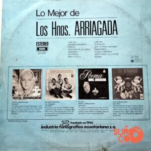 Disco de Vinilo Los Hermanos Arriagada - Lo Mejor De Los Hnos Arriagada Vinyl Record