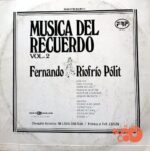 Disco de Vinilo Fernando Riofrío Pólit - Música Del Recuerdo Vol. 2 Vinyl Record