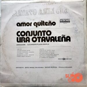 Disco de Vinilo Conjunto Lira Otavaleña - Amor Quiteño Vinyl Record