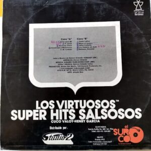 Disco de Vinilo Cuco Valoy Y Los Virtuosos - Súper Hits Salsosos Vinyl Record