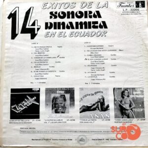 Disco de Vinilo La Sonora Dinamita - 14 Éxitos De La Sonora Dinamita Vinyl Record