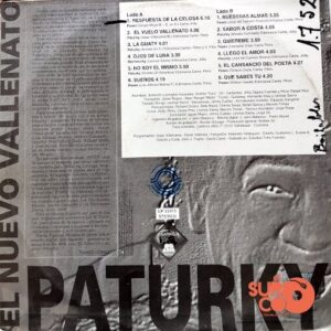 Disco de Vinilo Paturky - El Nuevo Vallenato Vinyl Record