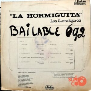 Disco de Vinilo Los Corraleros De Majagual - La Hormiguita Vinyl Record