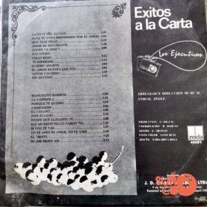 Disco de Vinilo Los Ejecutivos - Éxitos A La Carta Vinyl Record
