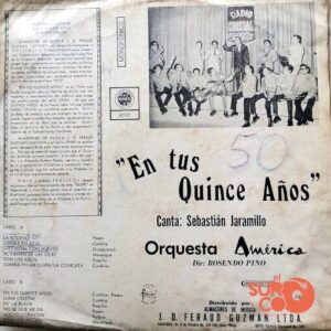 Disco de Vinilo Orquesta América - En Tus Quince Años Vinyl Record