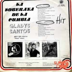 Disco de Vinilo Gladys Santos - La Soberana De La Cumbia Vinyl Record
