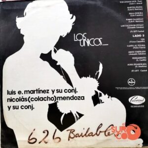 Disco de Vinilo Nicolas Mendoza Y Su Conjunto - Los Únicos Vinyl Record