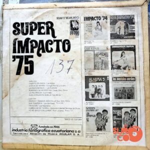 Disco de Vinilo Varios - Súper Impacto 75 Vinyl Record