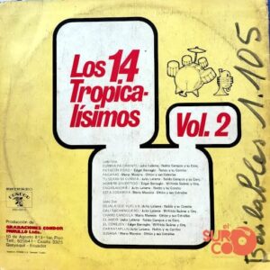 Disco de Vinilo Varios - Los 14 Tropicalísimos Vol. 2 Vinyl Record