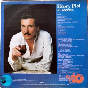 Disco de Vinilo Henry Fiol - El Secreto Vinyl Record
