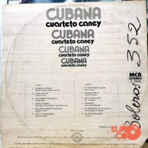 Disco de Vinilo Cuarteto Caney - Cubana Vinyl Record
