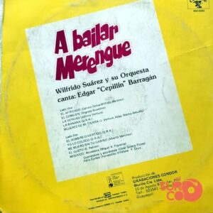 Disco de Vinilo Wilfrido Suárez Y Su Orquesta - A Bailar Merengue Vinyl Record