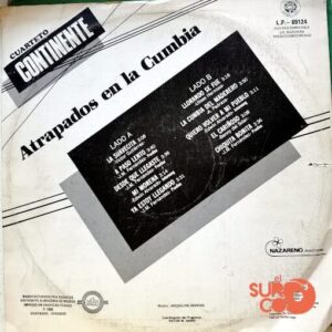 Disco de Vinilo Cuarteto Continente - Atrapados En La Cumbia Vinyl Record