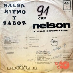 Disco de Vinilo Nelson Y Sus Estrellas - Salsa Ritmo Y Sabor Vinyl Record