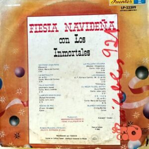 Disco de Vinilo Los Inmortales - Fiesta Navideña Vinyl Record