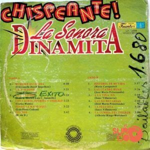 Disco de Vinilo La Sonora Dinamita - Chispeante Vinyl Record