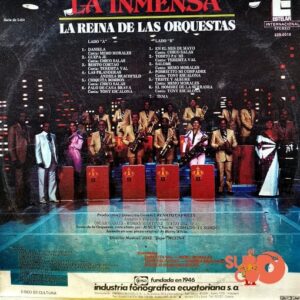 Disco de Vinilo La Inmensa - La Reina De Las Orquestas Vinyl Record