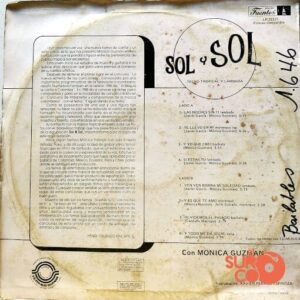 Disco de Vinilo Mónica Guzmán - Sol y Sol Vinyl Record