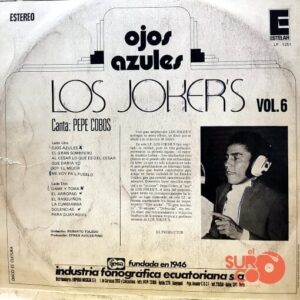Disco de Vinilo Los Jokers - Ojos Azules Vol. 6 Vinyl Record