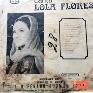 Disco de Vinilo Lola Flores - Canta Lola Flores Vinyl Record