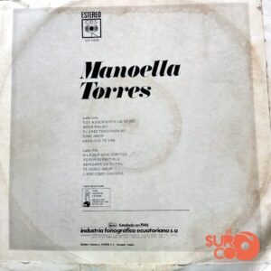 Disco de Vinilo Manoella Torres - Manoella Torres Vinyl Record