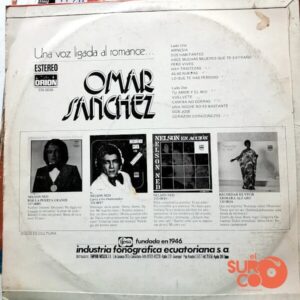 Disco de Vinilo Omar Sánchez - Una Voz Ligada Al Romance Vinyl Record