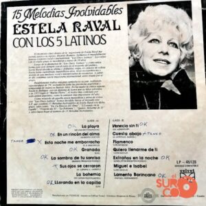 Disco de Vinilo Estela Raval - 15 Melodías Inolvidables Vinyl Record