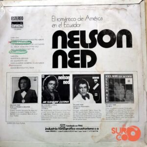 Disco de Vinilo Nelson Ned - El Romántico De América En El Ecuador Vinyl Record