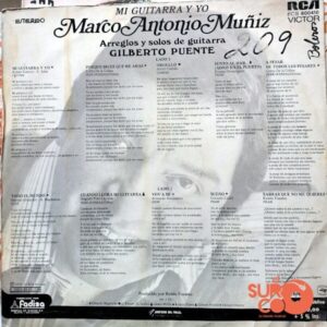 Disco de Vinilo Marco Antonio Muñiz - Mi Guitarra Y Yo Vinyl Record