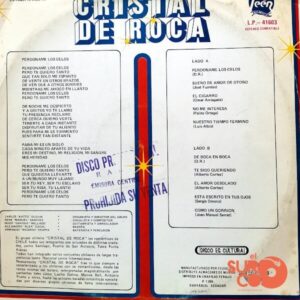 Disco de Vinilo Cristal De Roca - Perdóname Los Celos Vinyl Record