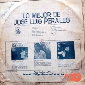 Disco de Vinilo José Luis Perales - Lo Mejor De José Luis Perales Vinyl Record