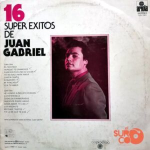Disco de Vinilo Juan Gabriel - 16 Súper Éxitos De Vinyl Record