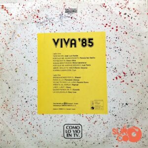 Disco de Vinilo Varios - Viva 85 Vinyl Record