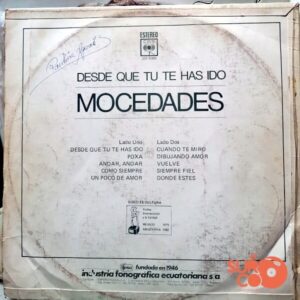 Disco de Vinilo Mocedades - Desde Que Tu Te Has Ido Vinyl Record