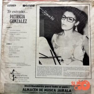 Disco de Vinilo Patricia González - Te Extraño Vinyl Record