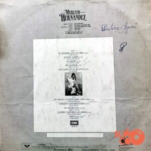 Disco de Vinilo Myriam Hernández - Myriam Hernández Vinyl Record