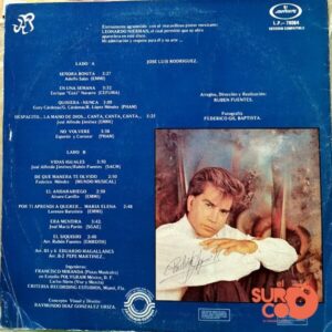 Disco de Vinilo José Luis Rodriguez - José Luis Rodríguez Con El Mariachi Vinyl Record