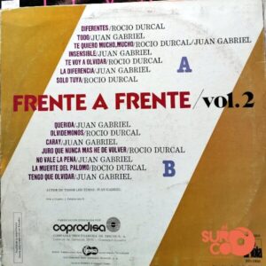 Disco de Vinilo Juan Gabriel - Frente A Frente Vol 2 Vinyl Record