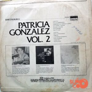 Disco de Vinilo Patricia González - Patricia González Vol II Vinyl Record