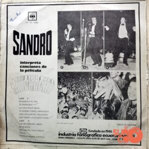 Disco de Vinilo Sandro - Muchacho Vinyl Record