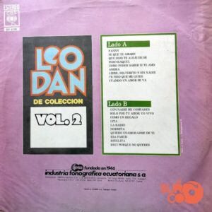 Disco de Vinilo Leo Dan - 20 Éxitos…..De Colección Vinyl Record