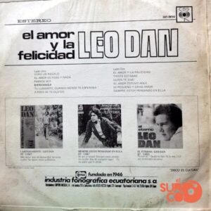 Disco de Vinilo Leo Dan - El Amor Y La Felicidad Vinyl Record
