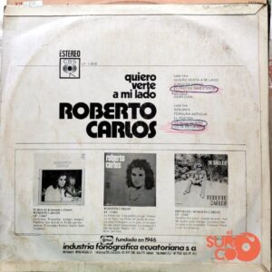Disco de Vinilo Roberto Carlos - Quiero Verte A Mi Lado Vinyl Record