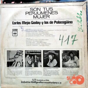 Disco de Vinilo Carlos Mejia Godoy Y Los Palacagüina - Son Tus Perjúmenes Mujer Vinyl Record