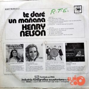 Disco de Vinilo Henry Nelson - Te Daré Un Mañana Vinyl Record